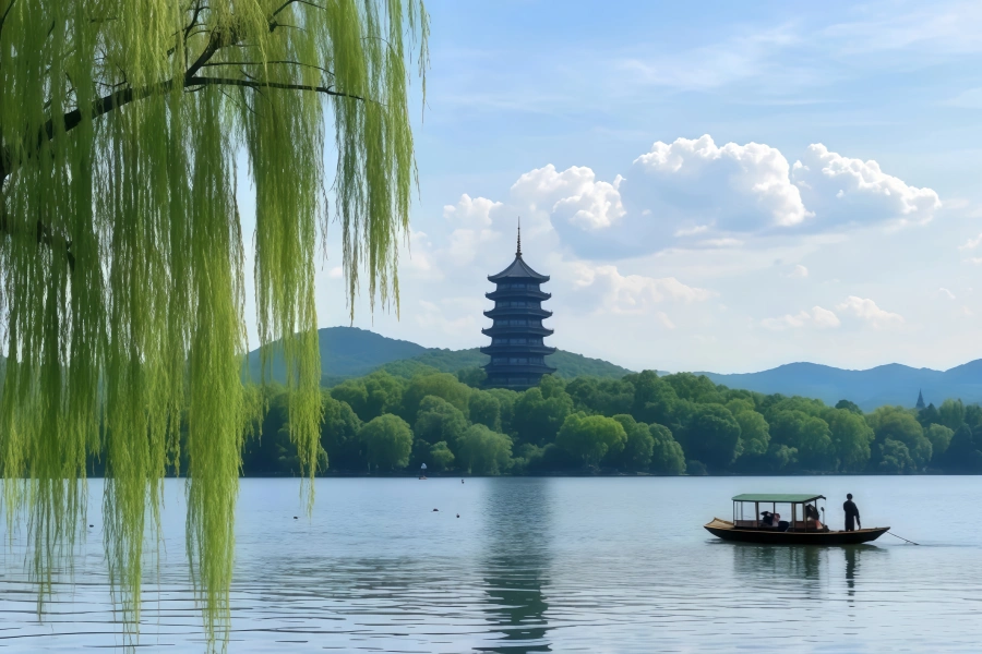 West Lake: A Journey Through Oriental Aesthetics Immersed in a Pool of Emerald Water for a Thousand Years