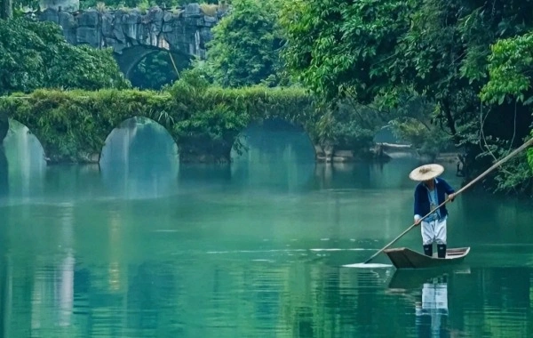 Puente Xiaoqikong: Un viaje a través de la galería Karst Watercolor en la Gem Verde de la Tierra-3