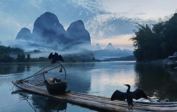 Reflection of Yellow Cloth:A Dreamlike Journey Through a Living Landscape Painting-3