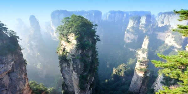 I saw the real world of Avatar in Zhangjiajie